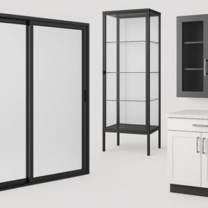 Cửa Tủ Nhôm Sắt Kính Hiện Đại